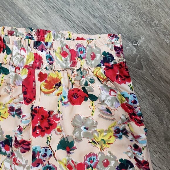 Anthropologie Pins And Needles Floral Cropped Pants Sz S - Picture 4 of 6